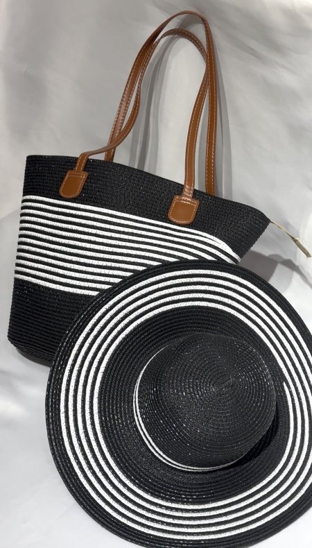 Straw bag&hat